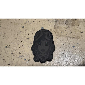 WRMFZY FULL SIZE GYPSY PATCH BLACK & GREEN WITH GLOW EYES
